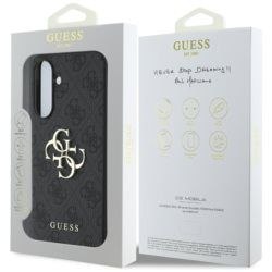 GUESS futerał do SAMSUNG A56 GUHCSA564GMGGR (4G PU Big Logo) czarny