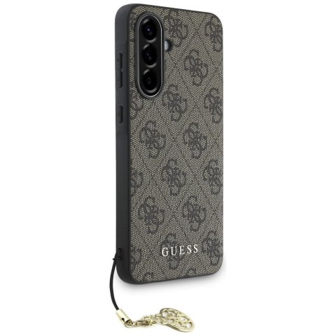 GUESS futerał do SAMSUNG A56 GUHCSA56GF4GBR (PU 4G Charm) brązowy