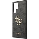 GUESS futerał do SAMSUNG S24 Ultra GUHCS24L4GMGGR (Leather 4G Metal Logo) czarny