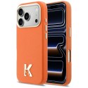KARL LAGERFELD futerał do IPHONE 17 Pro Max kompatybilny z MagSafe KLHMP17X5PGFKHGO (PU FW W/ KHead Logo) pomarańczowy