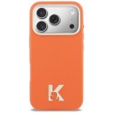 KARL LAGERFELD futerał do IPHONE 17 Pro Max kompatybilny z MagSafe KLHMP17X5PGFKHGO (PU FW W/ KHead Logo) pomarańczowy
