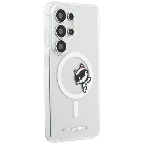 KARL LAGERFELD futerał do SAMSUNG S26 Ultra KLHMS26L6HCPSCT (Magnetic IML Peekaboo Choupette) transparentny