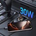 Ładowarka samochodowa Tech-Protect CC01 30 W 2-porty USB-A / USB-C - czarna