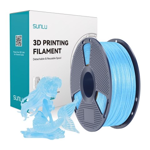 Filament SUNLU PLA 1.75mm 1kg (błyszczący niebieski)
