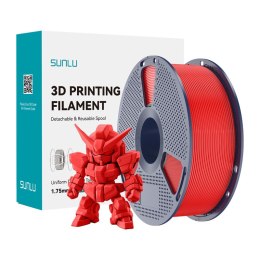 Filament SUNLU PLA+ 2.0 1.75mm 1kg (czerwony)