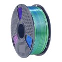 Filament SUNLU PLA+ Silk Tri-Color 1.75mm 1kg (niebiesko-zielono-fioletowy)