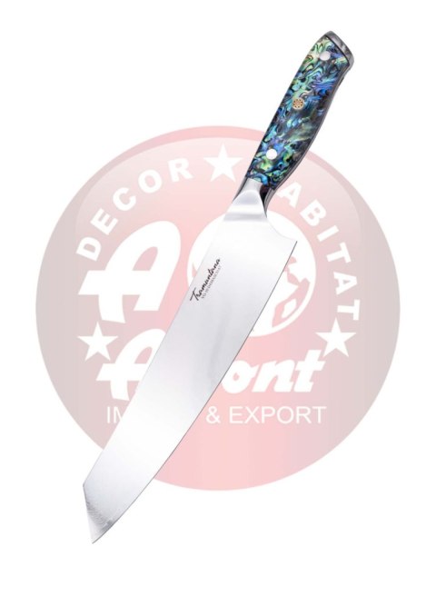 Nóż Kuchenny Tramuntana Decor Habitat CD14 Abalone/Epoxy, VG10 Damascus (TK-CD14)