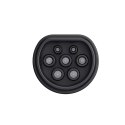Adapter V2L Type 2 - Schuko 3500W z wyświetlaczem mocy i etui - czarn
