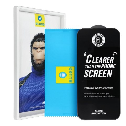 Szkło Hartowane 5D Mr. Monkey Glass - Apple iPhone 17 Pro czarny (Strong Premium Ultra Clear AR)