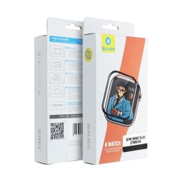 Szkło Hartowane 5D do Apple Watch SE / SE 2 / SE 3 44MM Mr. Monkey Glass (Anti-Static Strong HD) czarne