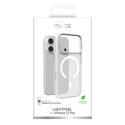 Etui Puro Lightfeel na iPhone 17 Pro kompatybilne z MagSafe - przezroczysto-białe