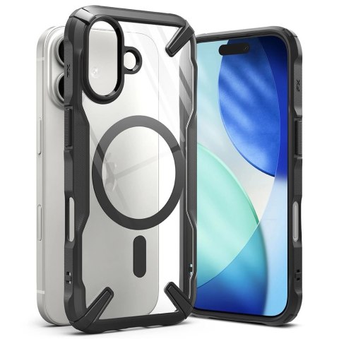 Etui Ringke Fusion X Magnetic MagSafe na iPhone 17 - czarne