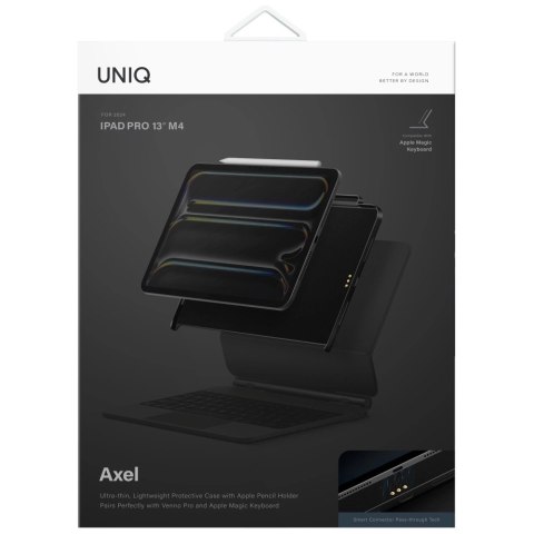 Etui UNIQ Axel do iPad iPad Pro 13" M4 2024 / M5 2025 - czarne