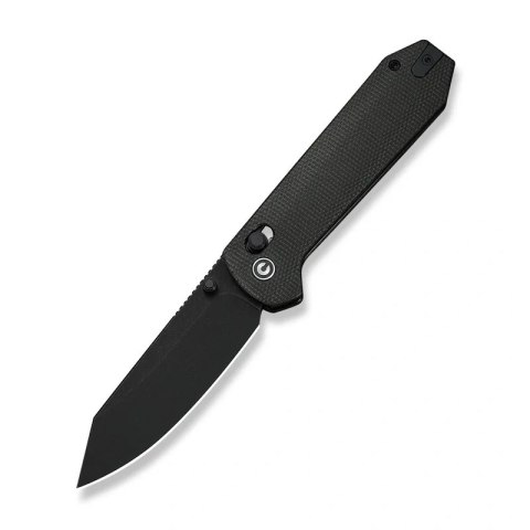 Nóż składany Civivi Over Yonder Dark Green Canvas Micarta, Black Stonewashed 14C28N by Zac Whitmore (C25027-1)