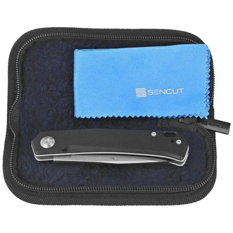 Nóż składany Sencut Braxx Black G10, Satin D2 (S25089-1)