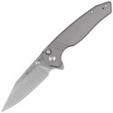 Nóż składany Sencut Selkyris Gray Aluminium, Satin D2 (S25068-2)