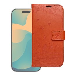Etui z klapką na iPhone 17 / 18 Mezzo Book koty brązowe