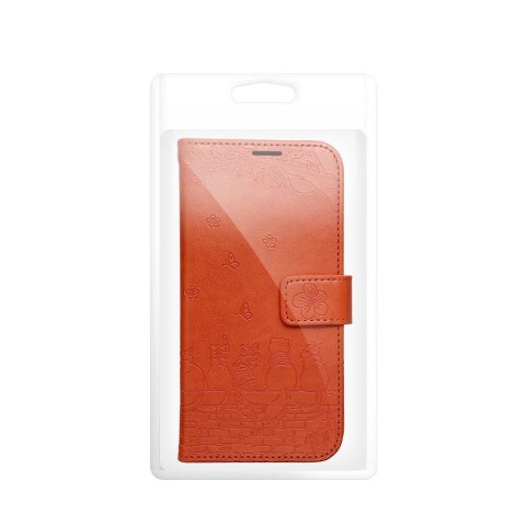 Etui z klapką na iPhone 17 / 18 Mezzo Book koty brązowe