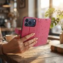 Etui z klapką na iPhone 17 / 18 Mezzo Book koty czerwone