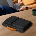 Torba Tech-Protect Defender Bag na laptopa 13-14 - czarno-pomarańczowa