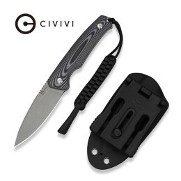 Nóż Civivi Altus Fixed Gray-Black G10, Gray Stonewashed 14C28N (C20076B-2)