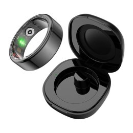 Smartring COLMI R02 rozmiar 9 18.9mm (czarny) + etui ładujące