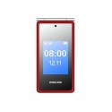 MAXCOM telefon dla seniora z klapką MM835 czerwony
