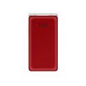 MAXCOM telefon dla seniora z klapką MM835 czerwony