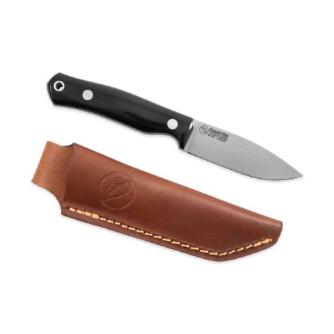 Noz Casstrom No 8 SFK Black Micarta 14C28N Flat Grind Bushcraft