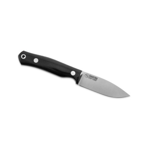 Noz Casstrom No 8 SFK Black Micarta 14C28N Flat Grind Bushcraft