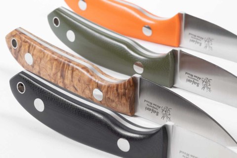 Noz Casstrom Safari Mini Hunter 14C28N Curly Birch Hunting EDC