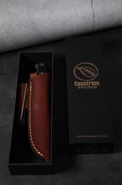 Nóż Casström Woodsman Bog Oak/Firestarter Sleipner