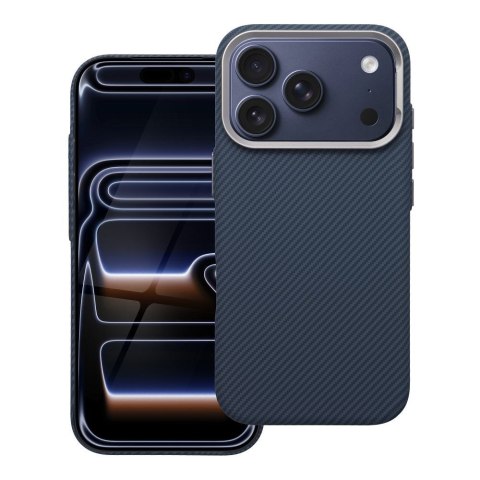 Etui na iPhone 16 PRO MAX K-Look zgodne z MagSafe niebieskie