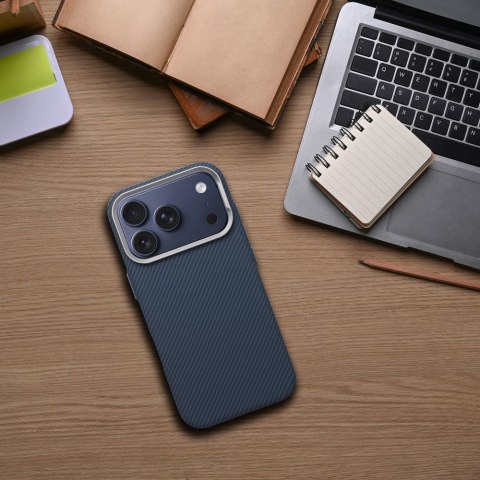 Etui na iPhone 16 PRO MAX K-Look zgodne z MagSafe niebieskie