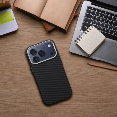 Etui na iPhone 17 K-Look zgodne z MagSafe czarne