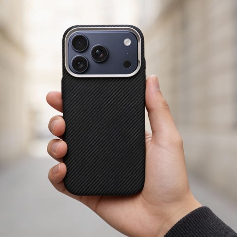 Etui na iPhone 17 K-Look zgodne z MagSafe czarne