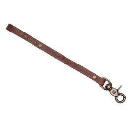 Smycz Casström z Zapięciem Koniak Skórzana EDC Bushcraft