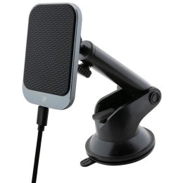 BMW Uchwyt na telefon do samochodu indukcyjny BMW zgodny z MagSafe 15W do szyby / kratki Signature Edition BMMWCCDTPK czarny