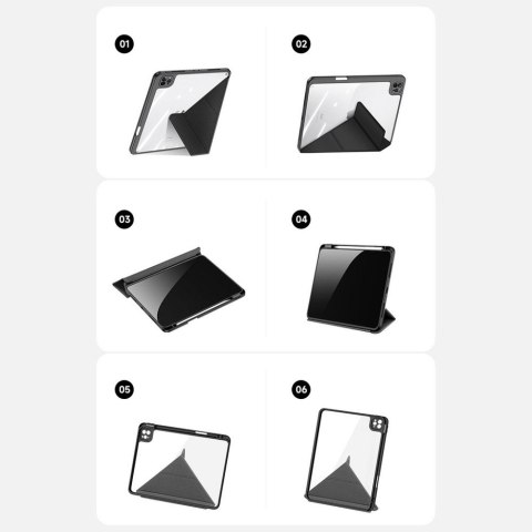 DUX DUCIS etui MAGI z miejscem na rysik do iPad Pro 11 (2018/2020/2021/2022) czarne