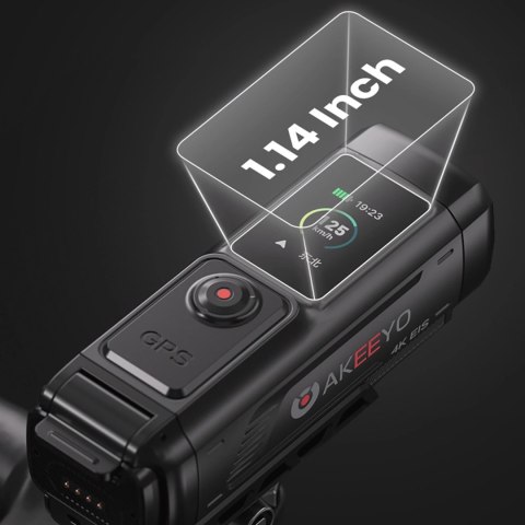 Kamera sportowa AKEEYO 730Pro wideorejestrator 4K na kierownicę rower motocykl - czarna