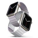Pasek Uniq Revix na Apple Watch 42 / 44 / 45 / 49 mm - liliowo-biały