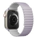Pasek Uniq Revix na Apple Watch 42 / 44 / 45 / 49 mm - liliowo-biały