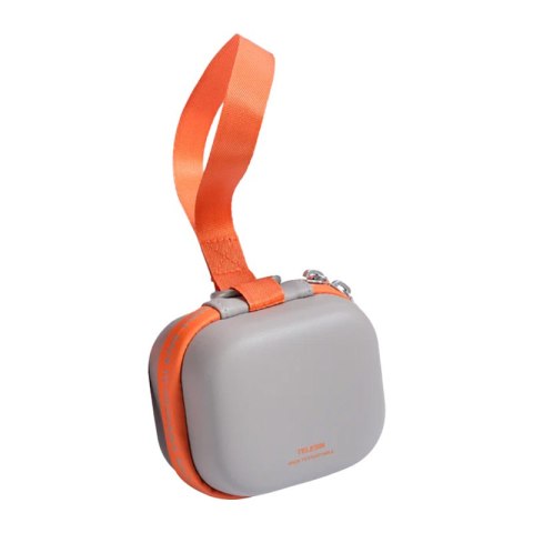 Uniwersalna Mini Torba Transportowa Telesin DisAdv EVA dla kamer sportowych (Szaro-Pomarańczowa)