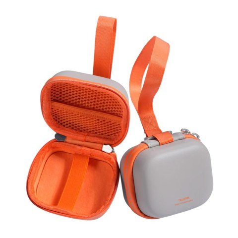 Uniwersalna Mini Torba Transportowa Telesin DisAdv EVA dla kamer sportowych (Szaro-Pomarańczowa)