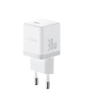 Baseus Palm Szybka Ładowarka Sieciowa 30W 1×USB-C EU Biały