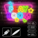 Forever Light Neon PLEXI LED PLAYROOM multikolor FPNE39