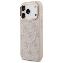 GUESS futerał do IPHONE 17 Pro kompatybilny z MagSafe GUHMP17LP4MSEGCP (PU 4G W/ Classic) różowy