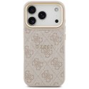 GUESS futerał do IPHONE 17 Pro kompatybilny z MagSafe GUHMP17LP4MSEGCP (PU 4G W/ Classic) różowy