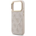 GUESS futerał do IPHONE 17 Pro kompatybilny z MagSafe GUHMP17LP4MSEGCP (PU 4G W/ Classic) różowy