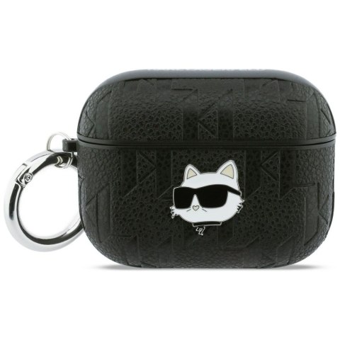 Karl Lagerfeld etui Monogram Choupette Head do AirPods Pro 3 czarny
